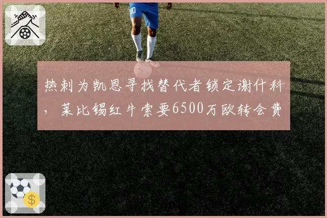 热刺为凯恩寻找替代者锁定谢什科,莱比锡红牛索要6500万欧转会费